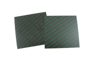 Membranplatte POLINI (d) 0,45mm, 110x110mm,Carbon, 2 Stck