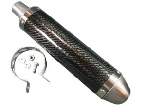Schalldmpfer 32mm Carbon oval