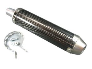 Schalldmpfer 30mm Carbon oval
