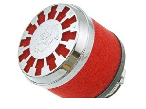 Luftfilter Malossi RED-Filter E13, 32-38mm Anschlu, lang gerade