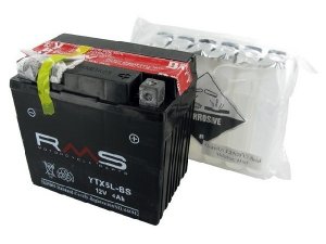 Batterie RMS YTX4L-BS, standard, 3Ah, wartungsfrei, 114x71x85mm,