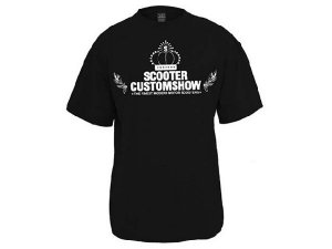 T-Shirt Scooter-Customshow 2013 Gre M, schwarz