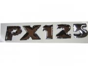 Schriftzug PX125 Kleber Vespa PX Disc