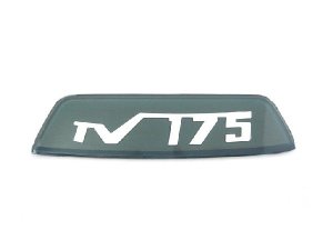 Schild unter Sitzbank TV175 grau Lambretta