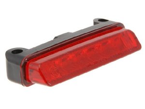 Rcklicht STR8 MINI LED, universal, rot, mit CE-Nummer, 78x16x32mm