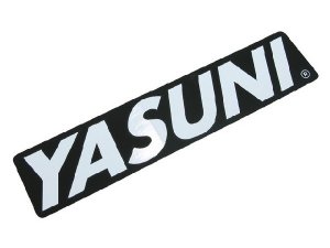 Aufkleber Yasuni, Endschalldmpfer, 170x38mm
