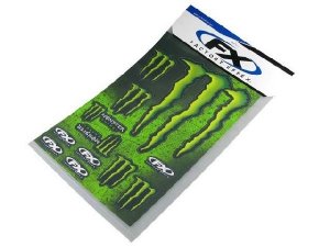 Stickerset (Stickerbogen) Monster Energy XL, 49x33cm