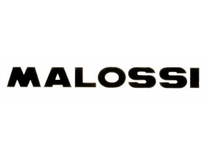 Aufkleber MALOSSI Logo  schwarz,  L 140mm, B 16mm