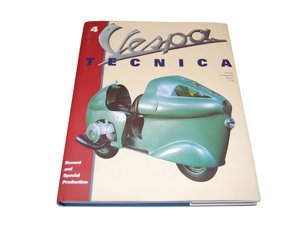 Buch Vespa Tecnica 4 Sondermodelle, deutsch, limitierte Version