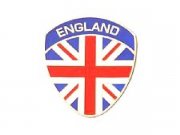 Plakette Union Jack, England, Metall, 80x70mm lackiert