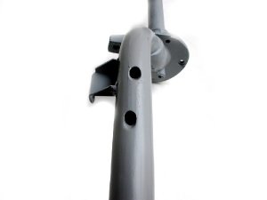 Vespa PX LUSSO Lenksule 30 mm gekrzt worbspeed worb5 mit 20 mm Achse und Kotflgelhalterung fr PX Kotflgel