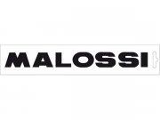 Aufkleber MALOSSI Logo, Schriftzug, schwarz, L 140mm, B 16mm