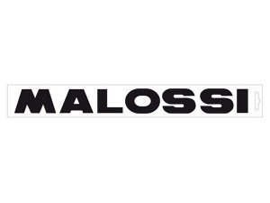Aufkleber MALOSSI Logo, Schriftzug, schwarz, L 320mm, B 212mm